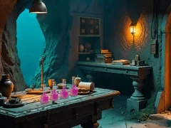 Igra Underwater Sorceress Escape online