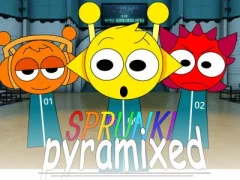 Igra Sprunki Pyramixed: Squid Game online