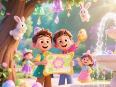 Igra Find The Differences: Easter Egg Hunt online