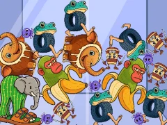 Igra Italian Brainrot: Animals Merge Puzzle online