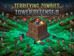 Igra Terrifying Zombies Tower Defense II online