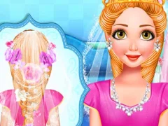 Igra Princess wedding hairstyle online