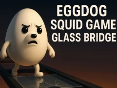 Igra Eggdog Squid Game Glass Bridge online