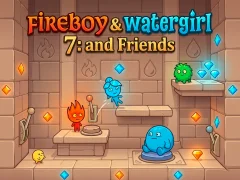 Igra Fireboy & Watergirl 7: and Friends online