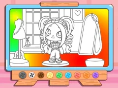 Igra Coloring Book: Avatar Girl Dress Up Shopping online