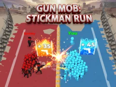 Igra Gun Mob: Stickman Run online