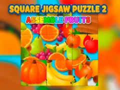 Igra Square jigsaw Puzzle 2 - Assemble Fruits online