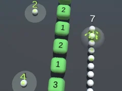 Igra Snake 3D Block online