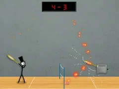 Igra Stick Figure Badminton 3 online