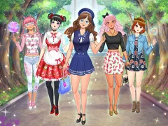 Igra High School Anime Dress Up online