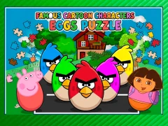 Igra Famous Cartoon Characters Eggs online