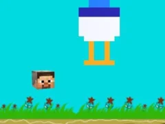 Igra Chicken Jockey Flappy Minecraft online