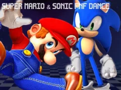 Igra Super Mario & Sonic FNF Dance online