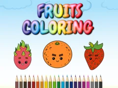 Igra FRUITS COLORING online