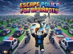 Igra Escape Police for Brainrots online