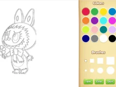 Igra Chibi Labubu Coloring Book for Kids online