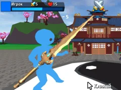Igra Obby Stickman On Swords online