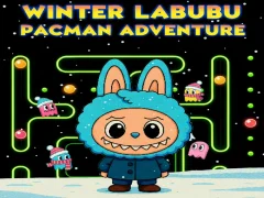 Igra Winter Labubu Pacman Adventure online
