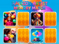 Igra Balloon Artist Memory Match online