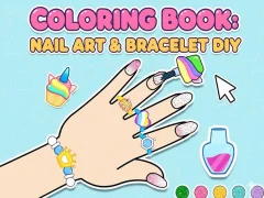 Igra Coloring Book: Nail Art & Bracelet Diy online