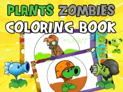 Igra Plants vs Zombies Coloring online