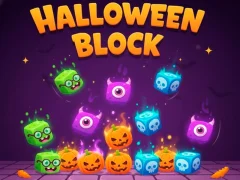 Igra Halloween Block online