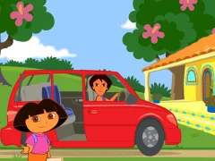 Igra Dora The explorer Dora's Ride-Along City Adventure online