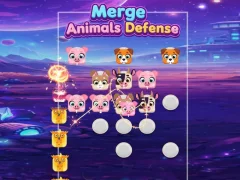 Igra Merge Animals Defence online