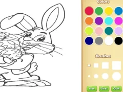 Igra Easter Bunny Coloring Book for Kids online