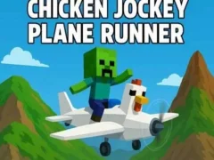 Igra Chicken Jockey Plane Runner online