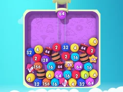 Igra Bubble Merge 2048 online