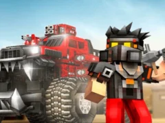 Igra Blocky Cars: Car Battle online