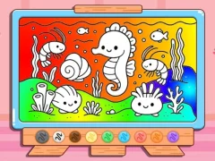 Igra Coloring Book: Kawaii Sea Animals online