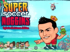 Igra Super Soccer Noggins Xmas Edition online