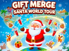 Igra Gift Merge Santa World Tour online