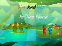 Igra Fire And Water In Dino World online