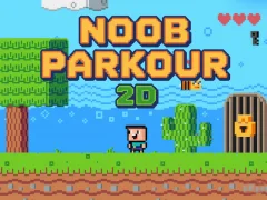 Igra Noob Parkour 2D online