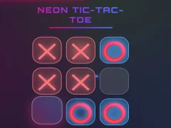 Igra Neon Tic Tac Toe online