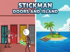 Igra Stickman Doors and Island online