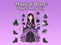 Igra Magical Diary: Paper Dress Up online