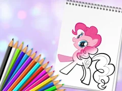 Igra Cute Pony Coloring Book online