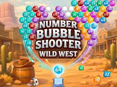 Igra Number Bubble Shooter Wild West online