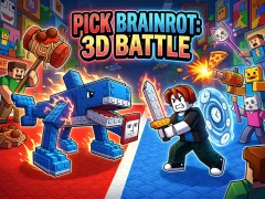 Igra Pick Brainrot: 3D Battle online