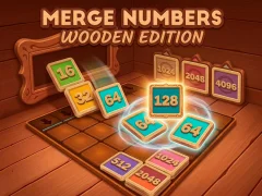 Igra Merge Numbers Wooden Edition online