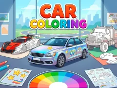 Igra Car Coloring online