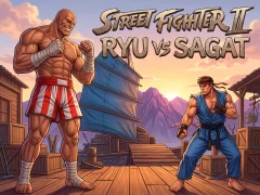 Igra Street Fighter II Ryu vs Sagat online