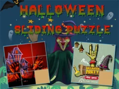 Igra Halloween Sliding Puzzle online