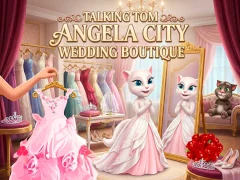 Igra Talking Tom Angela City Wedding Boutique online