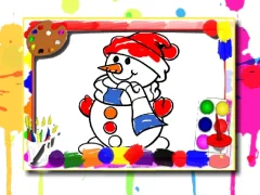 Igra Winter Coloring Book online