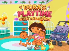 Igra Dora the Explorer Dora's Playtime with the Twins online